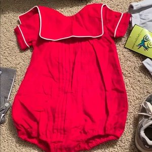 Red romper